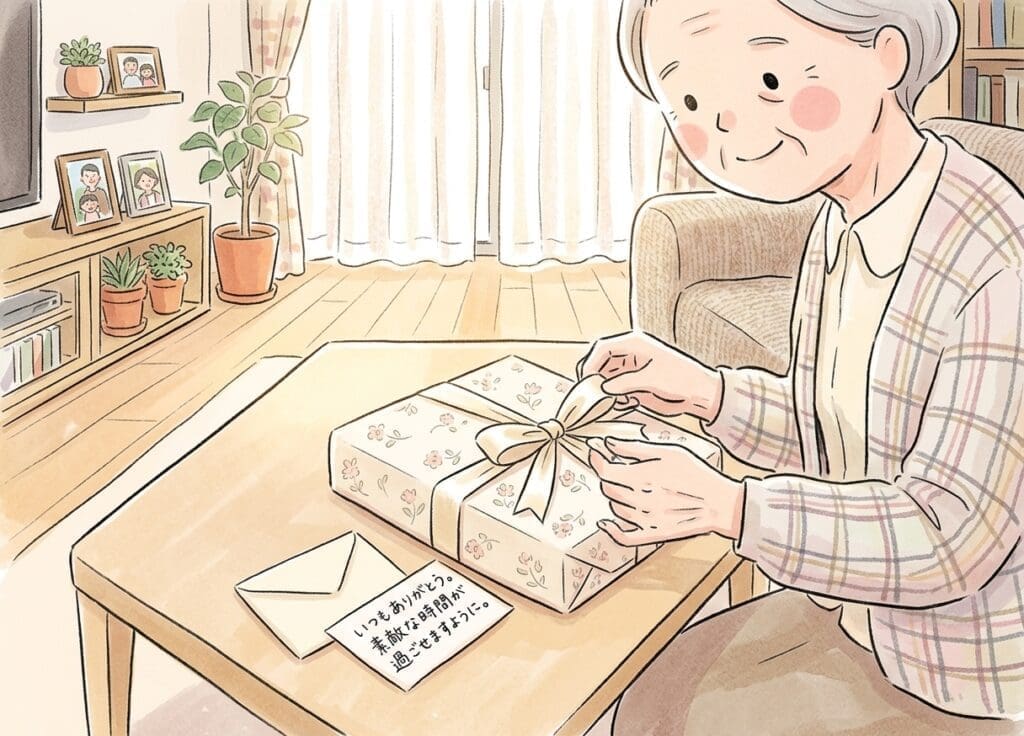 絵本を贈る祖父母の大切な気持ち、手渡しで伝わる温かい瞬間