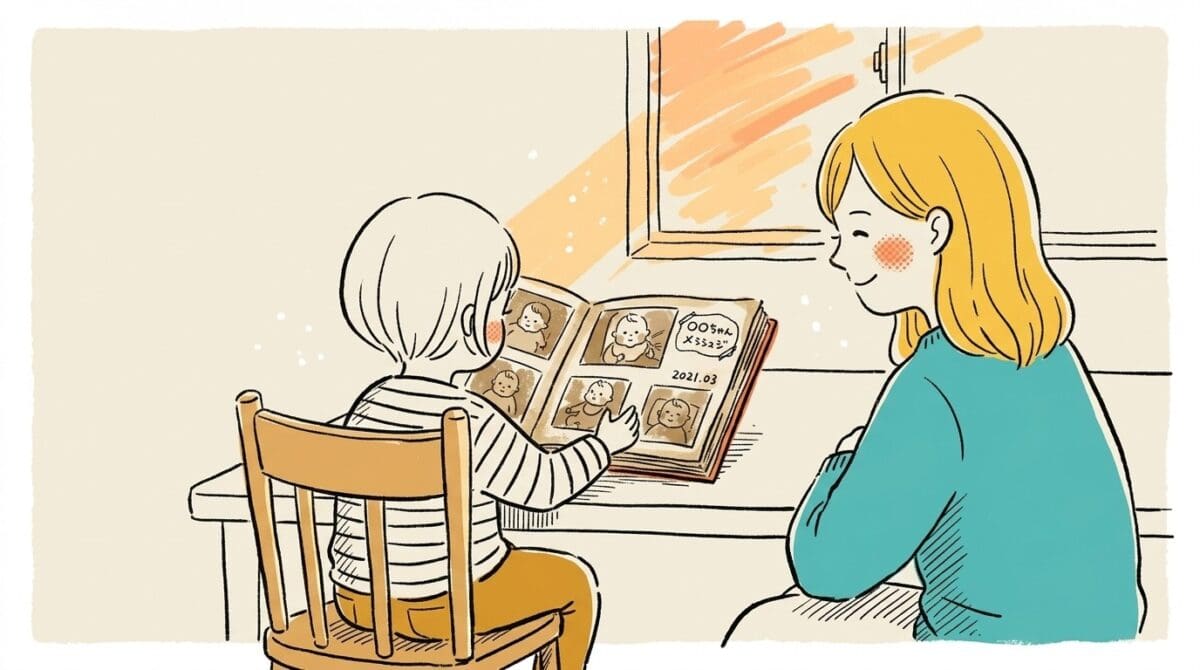 出産祝いの絵本を成長してから読み返す親子の心に残る様子